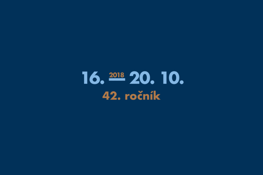 Plakát – 42. ročník · 2018